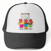 Kids Christmas Calendar Trucker Hat