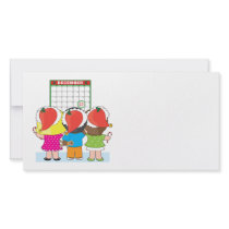 Kids Christmas Calendar Customized Photo Card