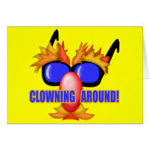 Kid's Circus Clown T Shirts and Gifts Card