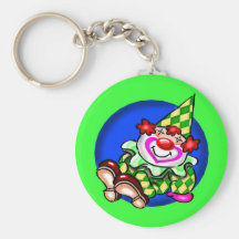 Kids Circus Clown T Shirts and Gifts Keychain