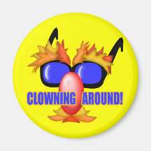 Kid's Circus Clown T Shirts and Gifts Fridge Magnets