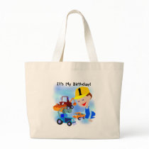 Kids Construction 1st Birthday T-shirts and Gifts Tote Bag