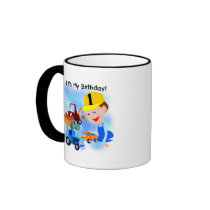 Kids Construction 1st Birthday T-shirts and Gifts Mug