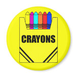 Kids Crayon T Shirts and Kids Gifts magnets