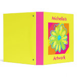 Kids custom artwork art binder