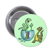 Kids Dinosaur T-shirts and Kids Dinosaur Gifts Buttons