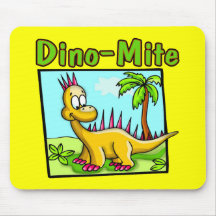 Kids Dinosaur T-shirts and Kids Dinosaur Gifts Mouse Mats