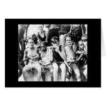 Kids Eating Watermelon 1910 Cards