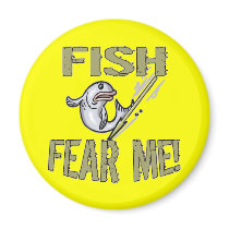 Kids Fishing T Shirts and Kids Fishing Gifts Magnet