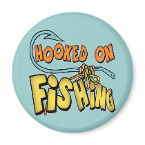 Kids Fishing T Shirts and Kids Fishing Gifts Magnet