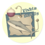 Kids Fishing T Shirts and Kids Fishing Gifts stickers