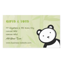 Kids Gift Shop Business Card