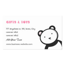 Kids Gift Shop Business Card