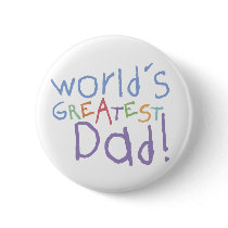 Kids Greatest Dad Button