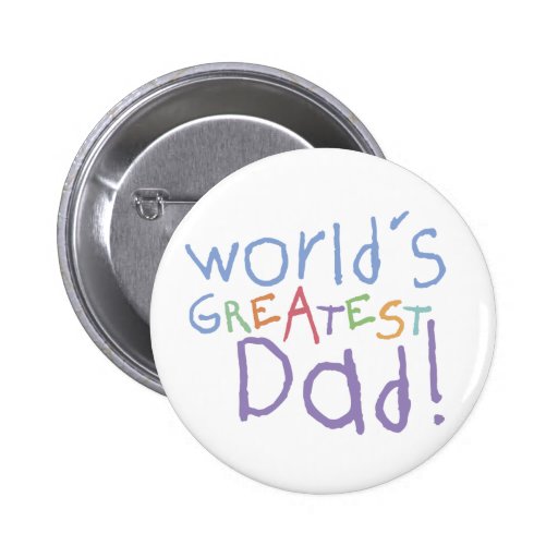 Kids Greatest Dad Button