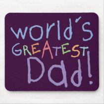 Kids Greatest Dad Mousepad