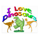 Kids "I Love Dinosaurs" gifts Postcards