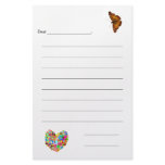 Kid's Lined Note Paper Personalized Stationery