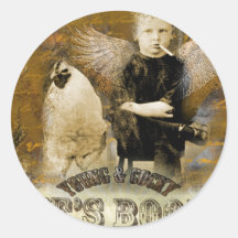 Kids Love Sue's Booze Styles Round Sticker