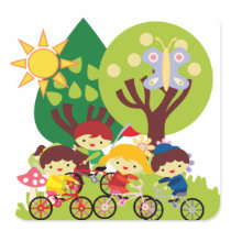 Kids on Bikes stickers