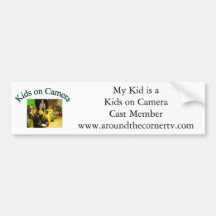 Kids on Camera Cast Member Bumper Sticker