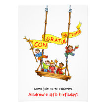 Kids Park Birthday Party Invitation