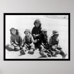 Kids Playing in the Sand 1922 Poster