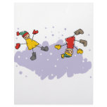 Kids Playing In The Snow letterhead