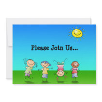 Kids Playing Outdoors on a Sunny Day