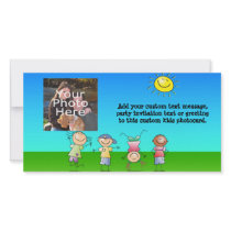 Kids Playing Outdoors on a Sunny Day