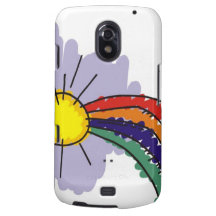 kids rainbow design samsung galaxy nexus cases