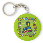 Kids Rollerblade T Shirts and Kids Gifts keychains