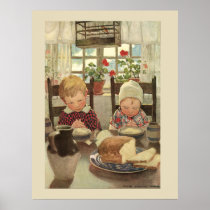 Kids Saying Grace Poster