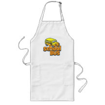 Kids School Bus Aprons