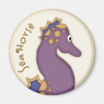 Kids Seahorse Design magnets
