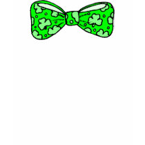 Kids Shamrock Bow Tie T-Shirt