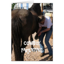Kids' Shoes - Cowboy Parenting Card