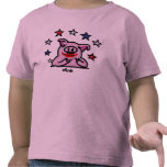 Kids Size Lipstick on a Pig Tshirts