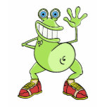 kid's t-shirt  "cartoon" funny frog