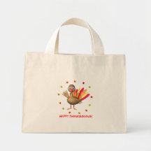 Kids Thanksgiving Baby Turkey Bag