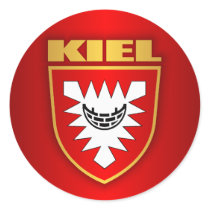 Kiel COA Round Stickers