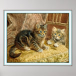 Kiitten Poster Print: Vintage Kitty Cats