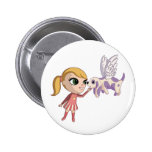 Kiki and Sugarplum Pinback Button