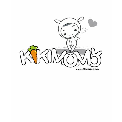 Kiki Momo Flying Heart T-shirts by DokuyiStore