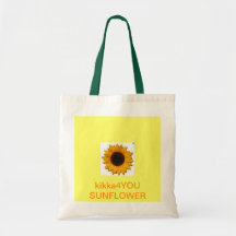kikka4YOU Sunflower Tote Bags