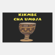 Kikmbe Cha Umoja Rectangle Sticker