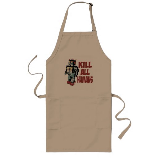 Kill All Humans Aprons