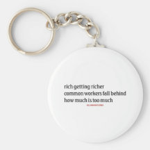 Kill Corporate Greed Keychains