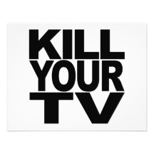 Kill Your TV Personalized Invitations