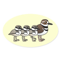 Killdeer & three chicks